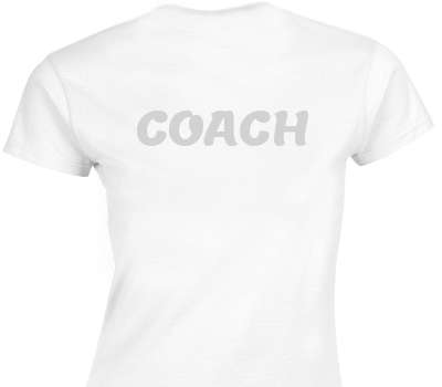 Custom Womens Soft Style 100% Cotton White T-Shirt