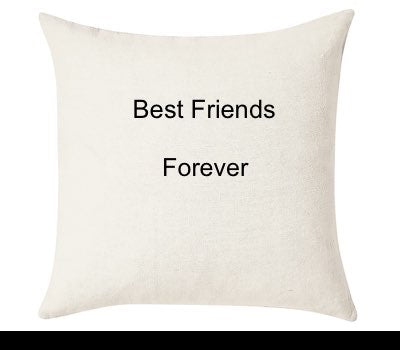Custom Cushion Cover 50cm x 50 cm Off White