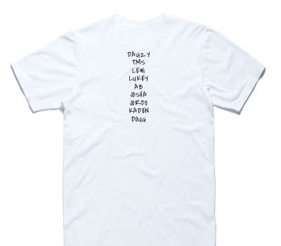 Custom AS Colour 100% Cotton White T-Shirt
