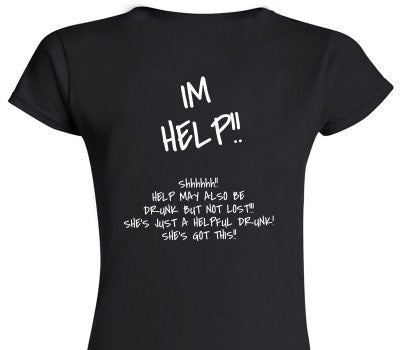 Custom Womens Soft Style 100% Cotton Black T-Shirt
