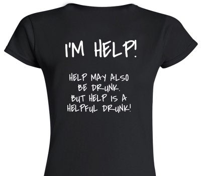 Custom Womens Soft Style 100% Cotton Black T-Shirt