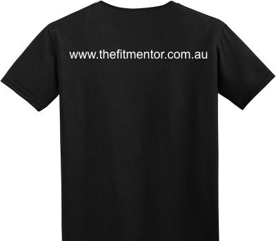 Custom Adult Soft Style 100% Cotton Black T-Shirt