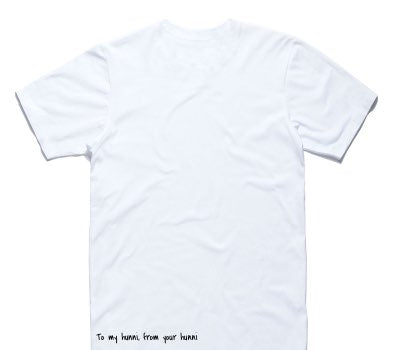 Custom AS Colour 100% Cotton White T-Shirt