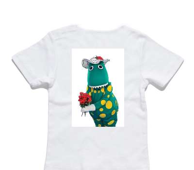 Custom AS Colour White Baby T-Shirt