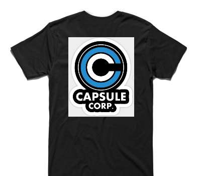 Custom AS Colour 100% Cotton Black T-Shirt