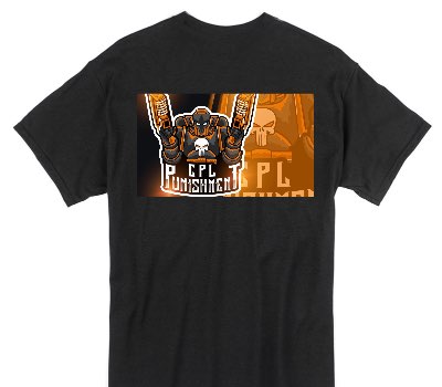 Custom Gildan 100% Cotton Black T-Shirt