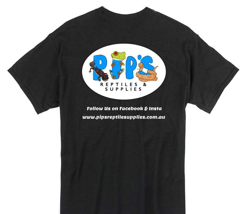 Custom Gildan 100% Cotton Black T-Shirt