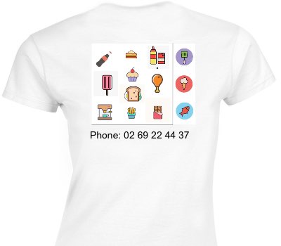 Custom Womens Soft Style 100% Cotton White T-Shirt