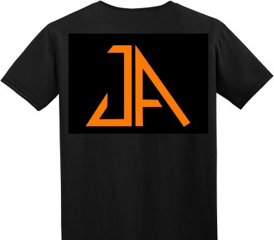 Custom Adult Soft Style 100% Cotton Black T-Shirt