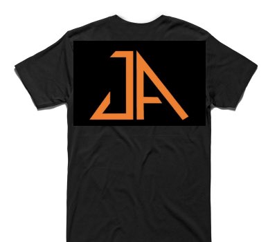 Custom AS Colour 100% Cotton Black T-Shirt
