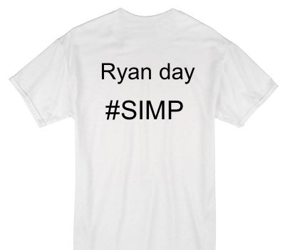 Custom Gildan 100% Cotton White T-Shirt