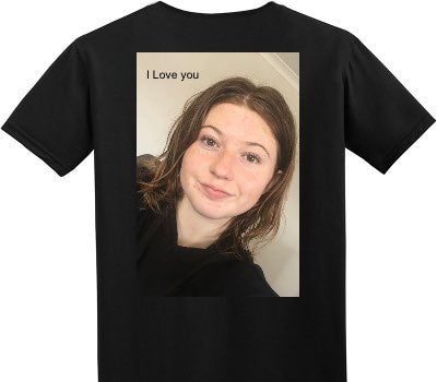 Custom Adult Soft Style 100% Cotton Black T-Shirt