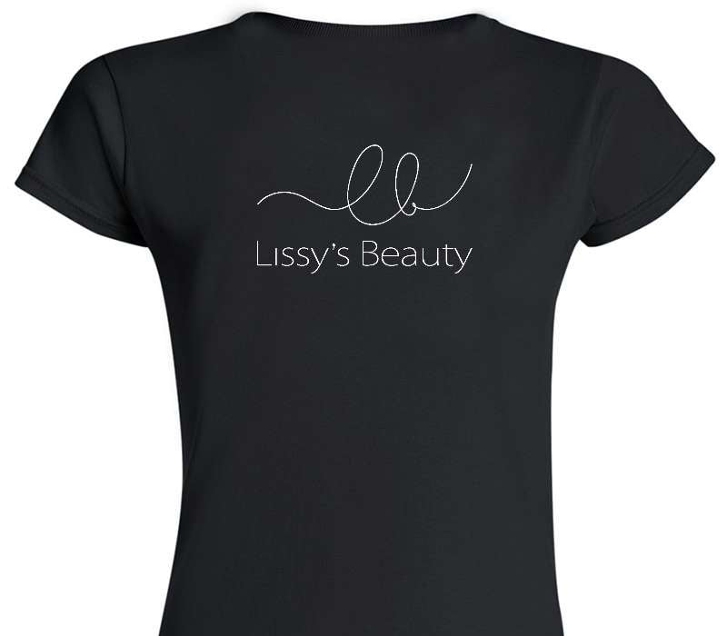 Custom Womens Soft Style 100% Cotton Black T-Shirt