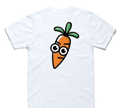Custom AS Colour 100% Cotton White T-Shirt