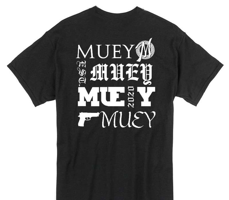 Custom Gildan 100% Cotton Black T-Shirt