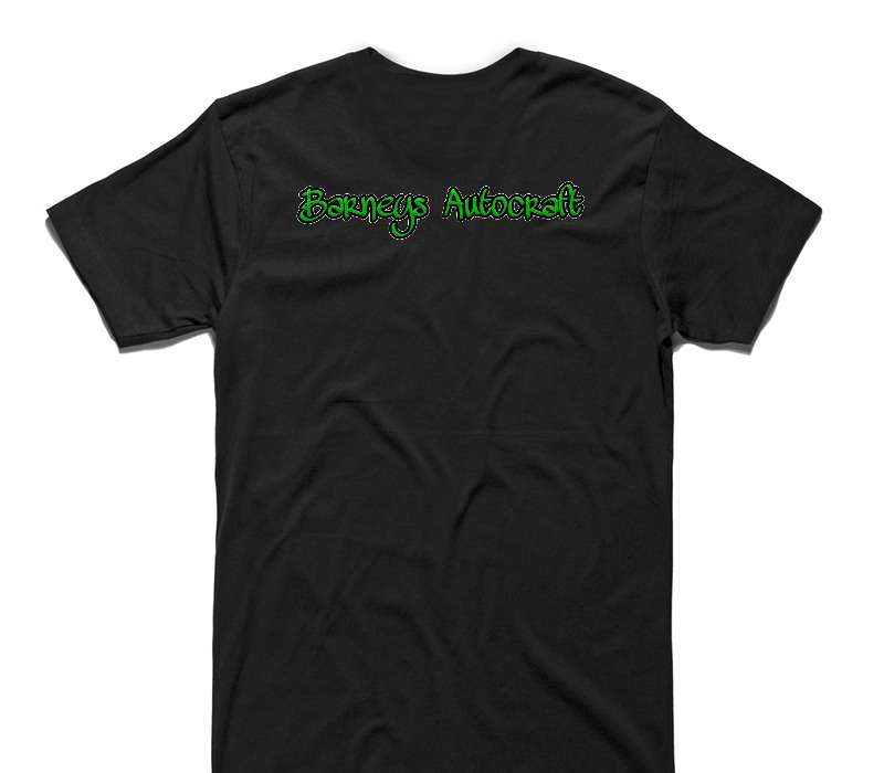 Custom AS Colour 100% Cotton Black T-Shirt