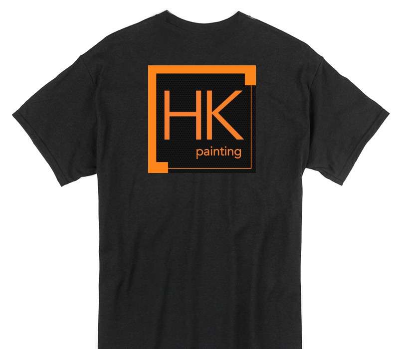 Custom Gildan 100% Cotton Black T-Shirt