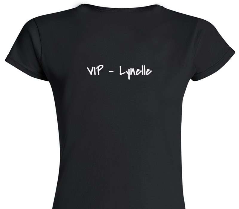 Custom Womens Soft Style 100% Cotton Black T-Shirt