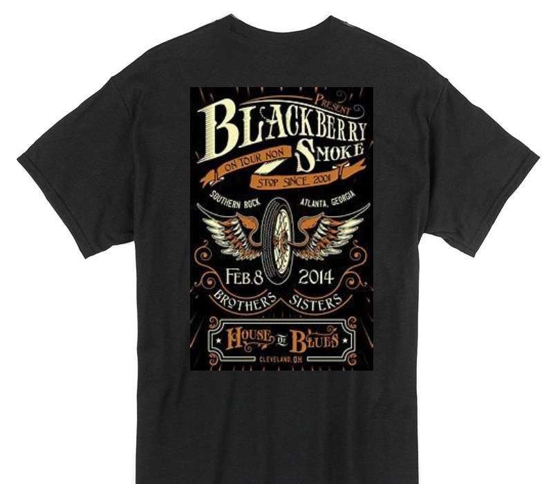 Custom Gildan 100% Cotton Black T-Shirt