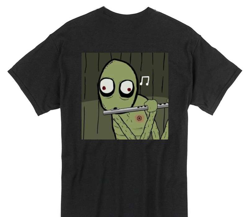 Custom Gildan 100% Cotton Black T-Shirt