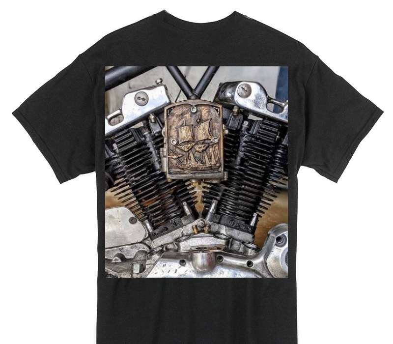 Custom Gildan 100% Cotton Black T-Shirt