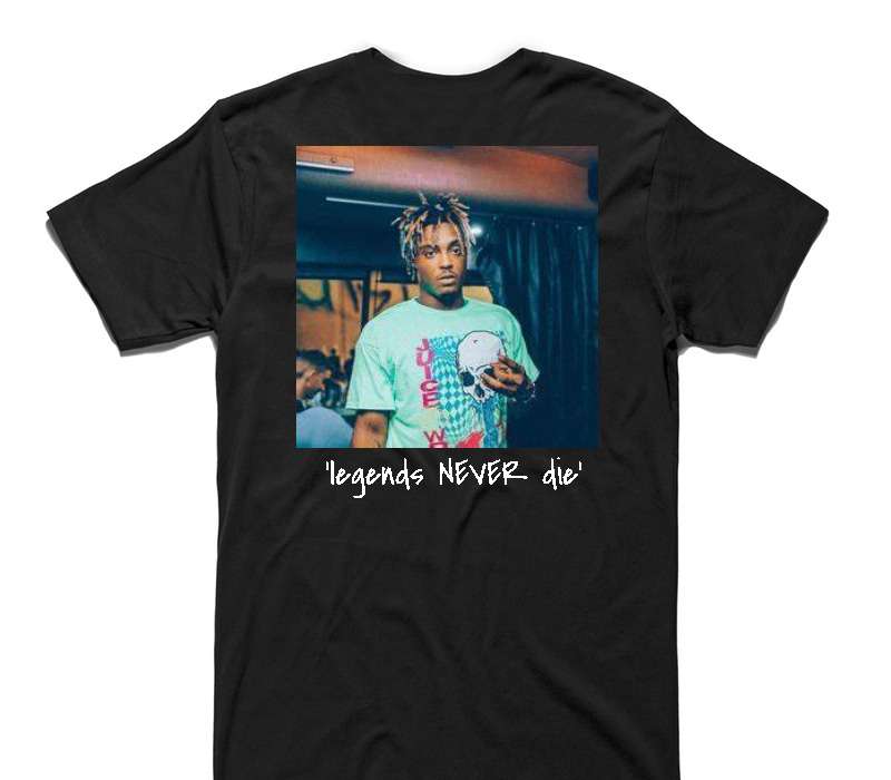 Custom AS Colour 100% Cotton Black T-Shirt