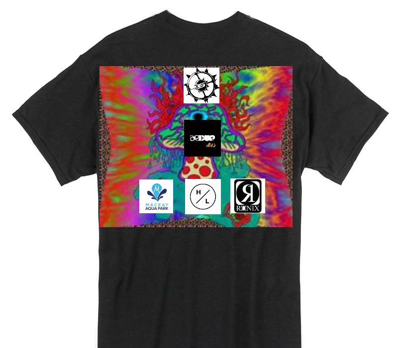Custom Gildan 100% Cotton Black T-Shirt