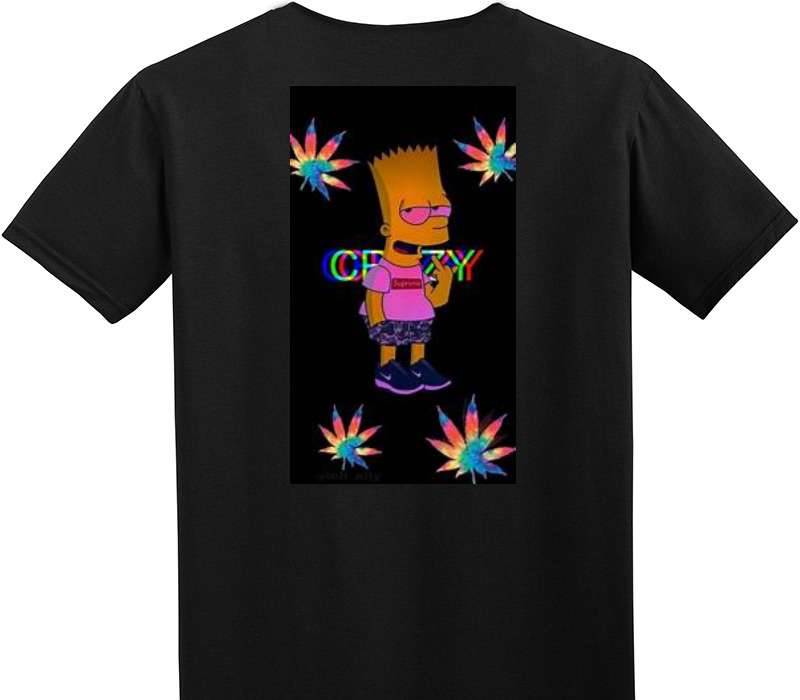 Custom Adult Soft Style 100% Cotton Black T-Shirt
