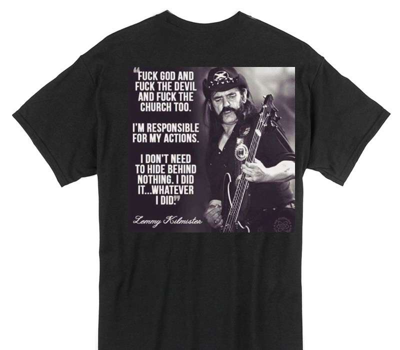 Custom Gildan 100% Cotton Black T-Shirt