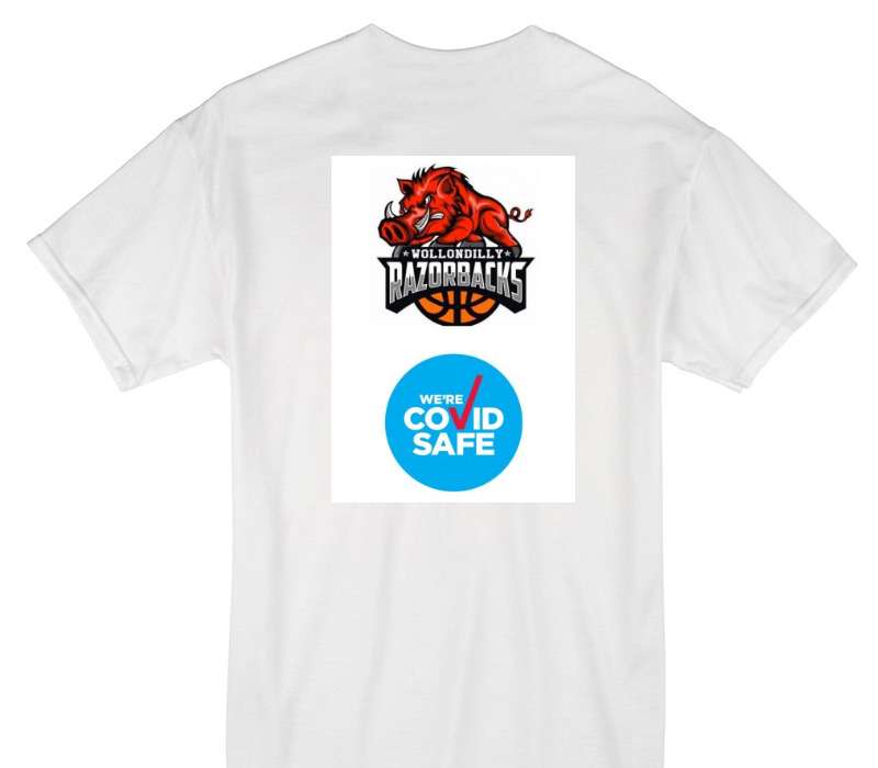 Custom Gildan 100% Cotton White T-Shirt