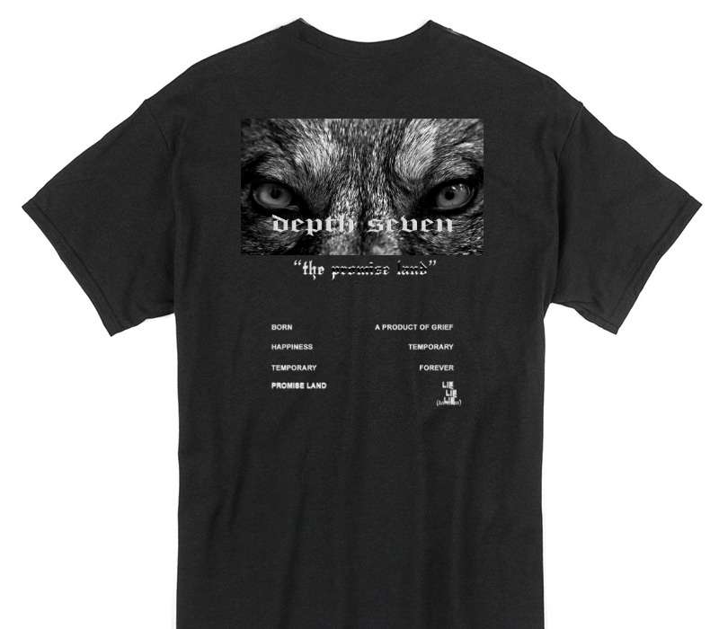 Custom Gildan 100% Cotton Black T-Shirt