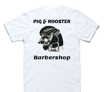 Custom AS Colour 100% Cotton White T-Shirt