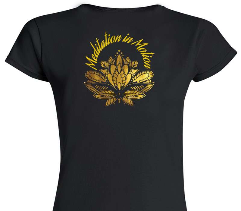 Custom Womens Soft Style 100% Cotton Black T-Shirt