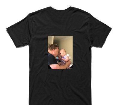 Custom AS Colour 100% Cotton Black T-Shirt