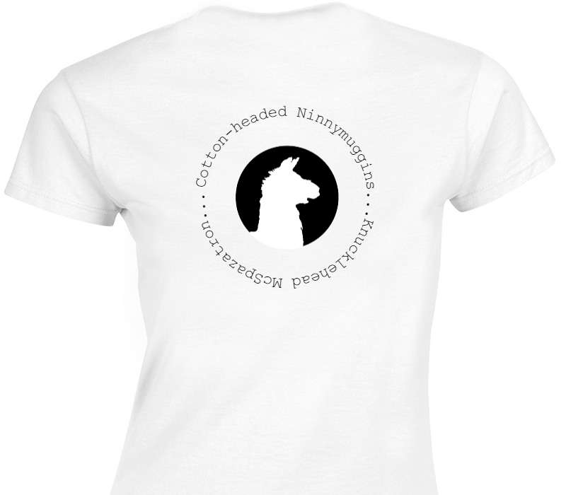 Custom Womens Soft Style 100% Cotton White T-Shirt