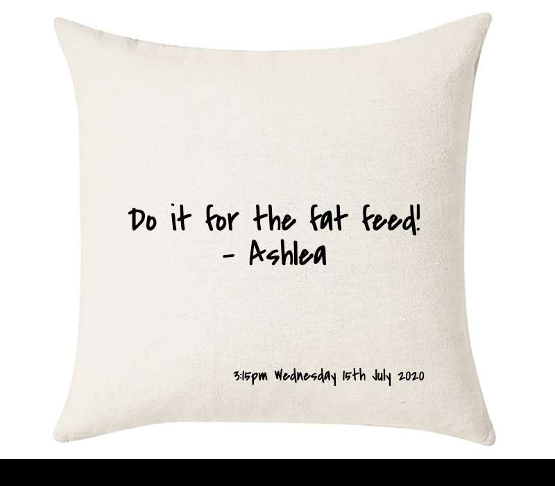 Custom Cushion Cover 50cm x 50 cm Off White