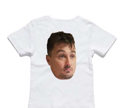 Custom AS Colour White Baby T-Shirt