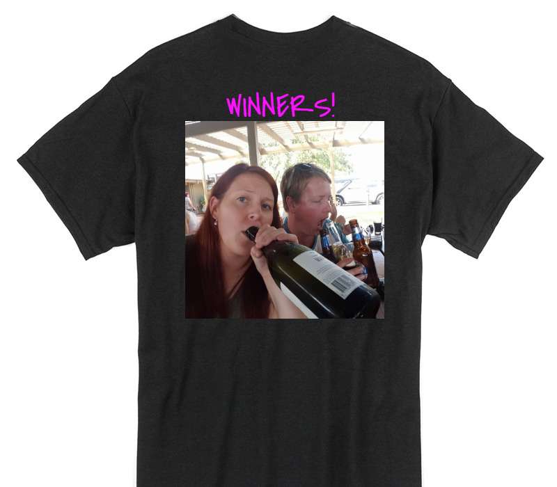 Custom Gildan 100% Cotton Black T-Shirt