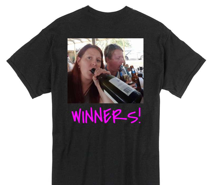 Custom Gildan 100% Cotton Black T-Shirt