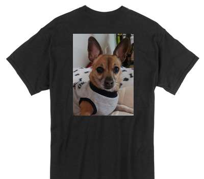 Custom Gildan 100% Cotton Black T-Shirt