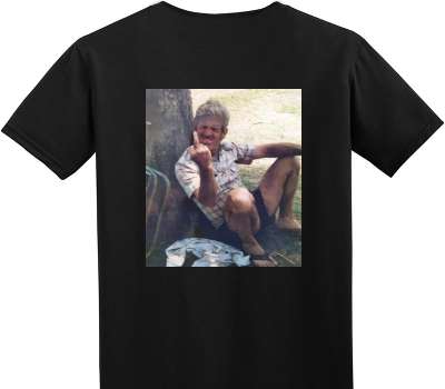 Custom Adult Soft Style 100% Cotton Black T-Shirt