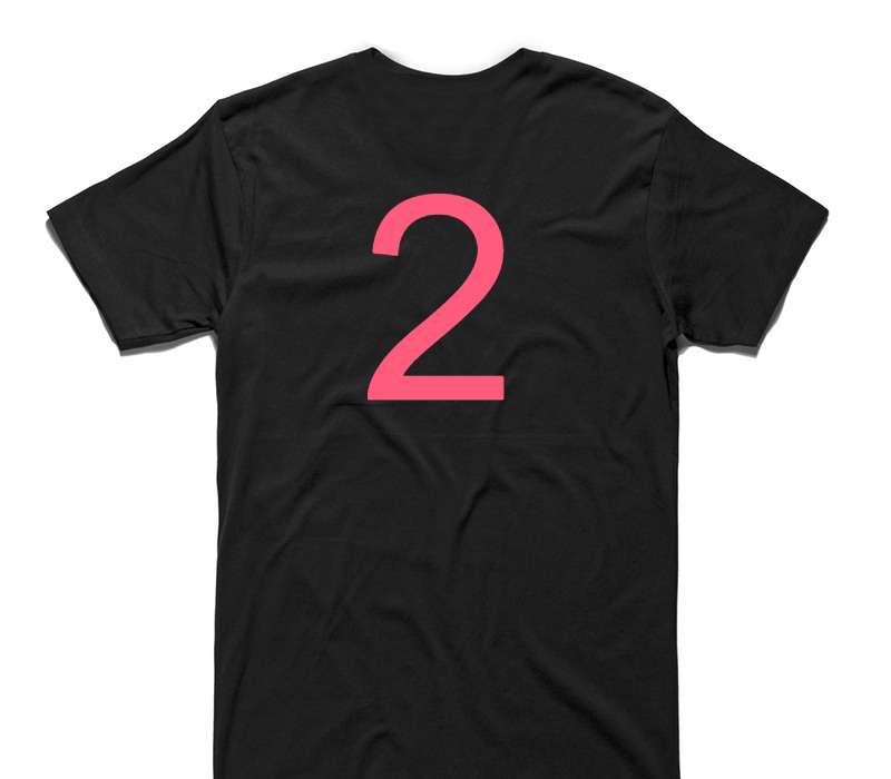Custom AS Colour 100% Cotton Black T-Shirt