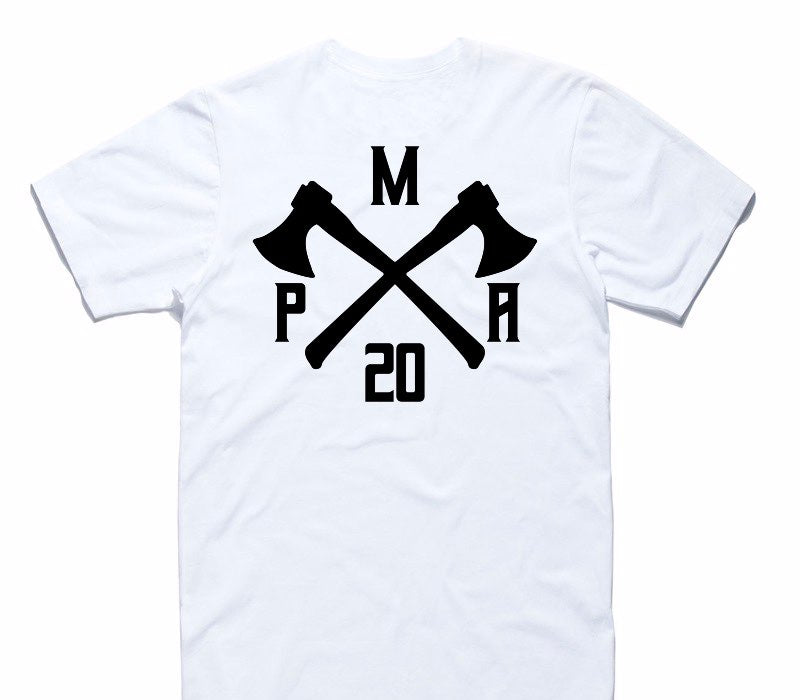 Custom AS Colour 100% Cotton White T-Shirt