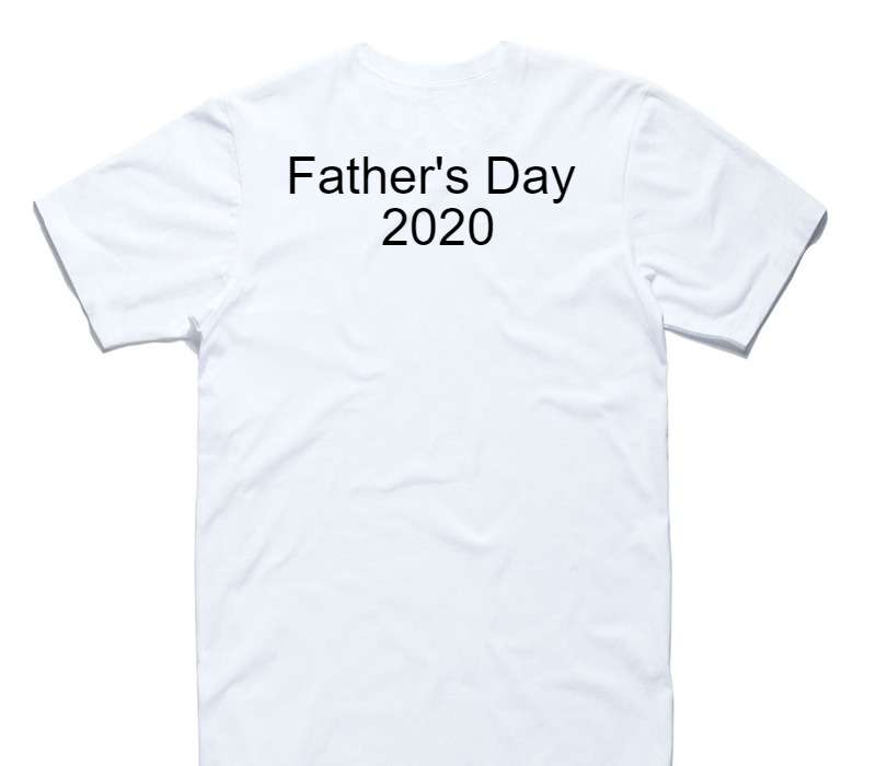Custom AS Colour 100% Cotton White T-Shirt