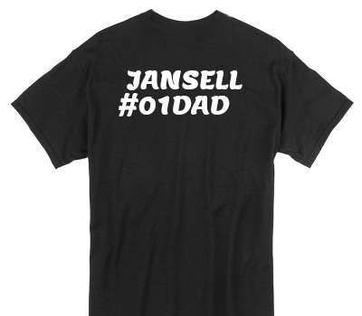 Custom Gildan 100% Cotton Black T-Shirt