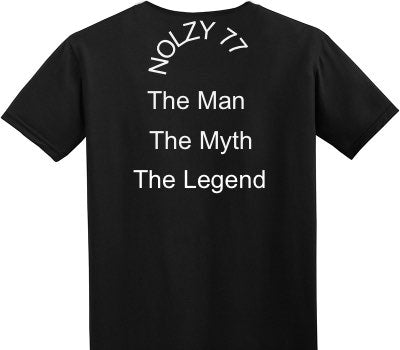 Custom Adult Soft Style 100% Cotton Black T-Shirt