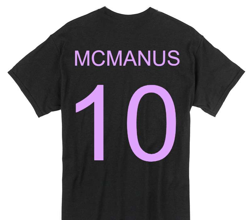 Custom Gildan 100% Cotton Black T-Shirt