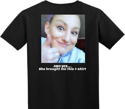 Custom Adult Soft Style 100% Cotton Black T-Shirt
