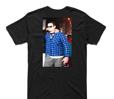 Custom AS Colour 100% Cotton Black T-Shirt