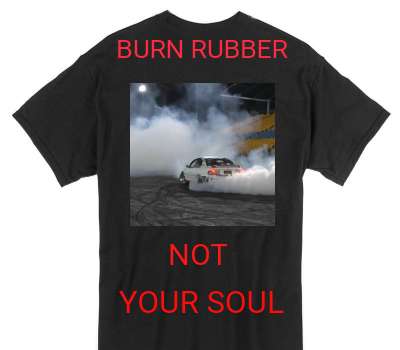 Custom Gildan 100% Cotton Black T-Shirt